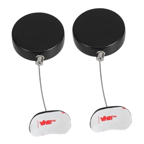 SEWACC Steel Cable Lock Wire Automatic Retraction for Tv Remote Tablet Security