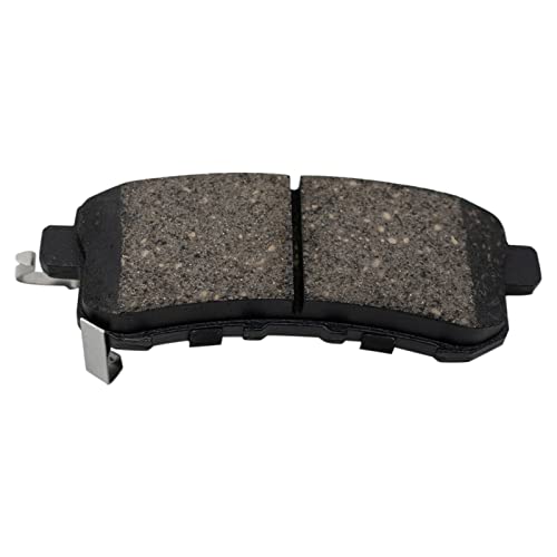 Image of TRQ Rear Brake Pad and Rotor Set Ceramic Solid Rotors Compatible with 2017-2019 Nissan Armada