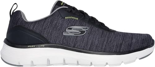 Skechers - Mens Flex Advantage 5.0 - Arlus Sneakers, Color Black/Lime, Size: 11 W US4