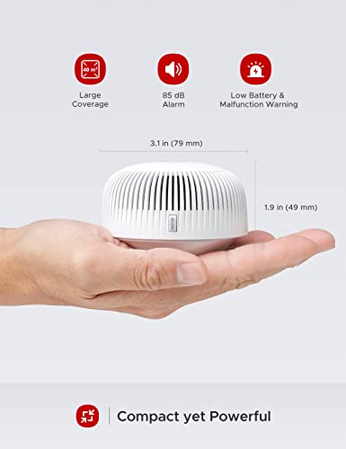 X-Sense Smart Smoke Detector Fire Alarm With Advanced Photoelectric Sensor, Replaceable Battery, Wi-Fi Smoke Detector (Battery Included), App Notifications, Xs03-Wx #TOP7