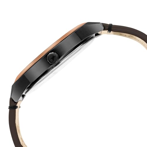 Add Fastrack Stunners Quartz Analog Black dial Brown Leather Strap - Image 5