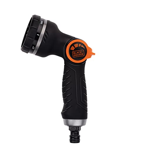 BLACK+DECKER 8711252235431 Sprayer with Garden Hose couplings, Black Orange, 16.8 x 23.3 x 5.7 cm - Image 2