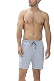 Mey Nachtwäsche Serie Jefferson Modal Herren Homewear Hosen Light Grey Melange XXL(XXL)