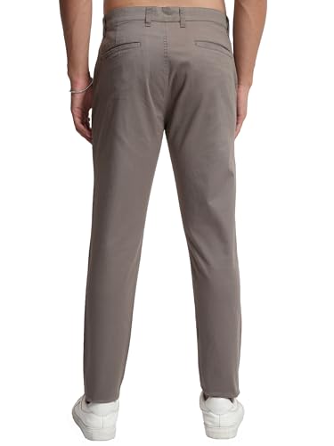 Image of Highlander Men's Slim Fit Formal Trousers | Ankle Length |Smart Trousers for Men | Chino Trousers for Men|Elegant Design | Comfortable Fabric for Daily Work & Formal Occasions