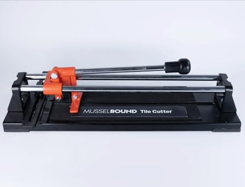 MusselBound® 14-inch Manual Wall Tile Cutter - Simple Score and Snap Tool for Wall Tile. Perfect for DIY Backsplashes - No Dust, No Mess