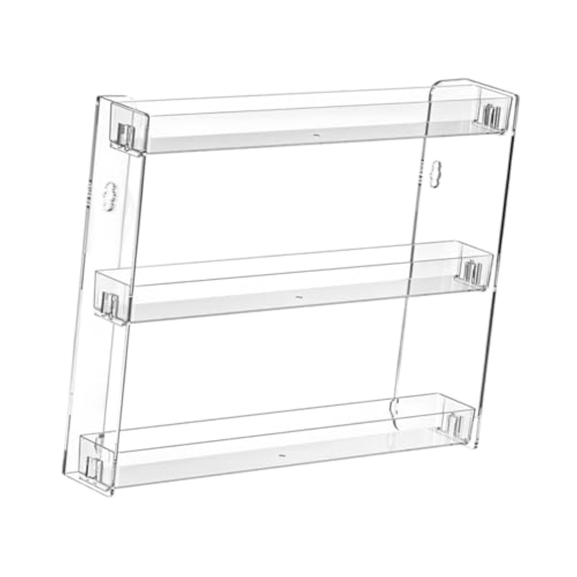 3 Layers Wall Mount Makeup Organizer, Space Saving