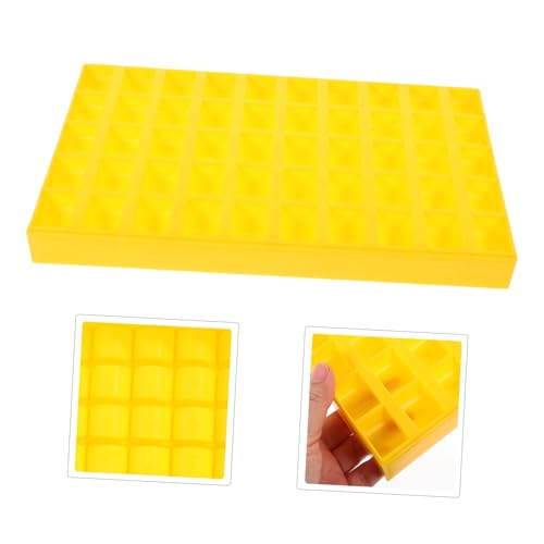 Caja organizadora para monedas Angoily en plástico amarillo miniatura 6