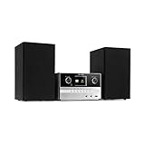 CALIDAD DE SONIDO: El equipo estéreo Connect System S de auna, dotado de 2 altavoces con una potencia de 5 W RMS, inunda tu casa con una calidad de sonido y puedes poner la canción adecuada en el momento justo gracias a sus múltiples funciones.