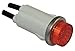 Raised Indicator Light, Amber, 120V