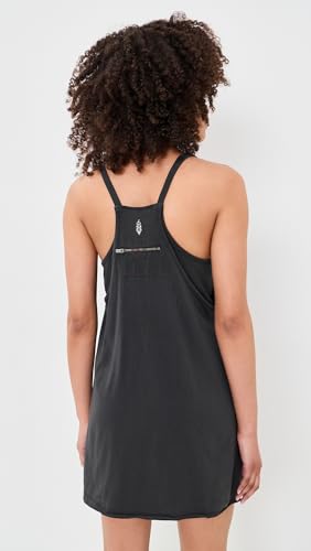 Robe mini coton élasthanne confortable avec short intégré femme