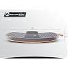 FEZIBO Standing Desk Mat with Anti Fatigue Bar, Wooden Wobble Balance Board with Ergonomic Design Comfort Floor Mat