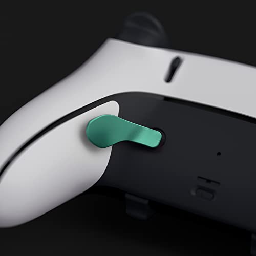 eXtremeRate Back Paddles for PS5 Edge Controller, Metallic Aqua Green Replacement Interchangeable 4PCS Metal Back Buttons for PS5 Edge Controller - Controller NOT Included - Image 5