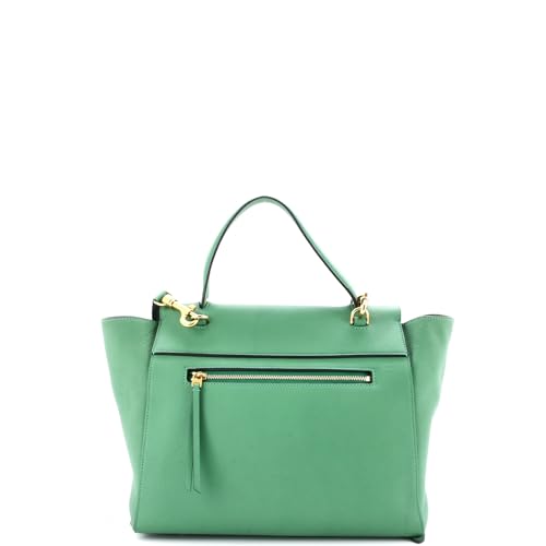 Pre-Loved Belt Bag Textured Leather Mini, Green3