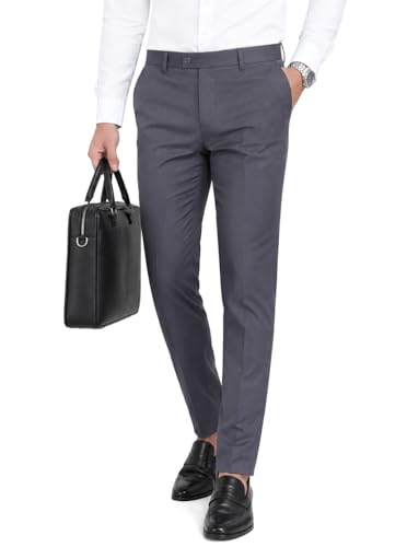 Image of SUNPOINT Formal Pants for Men Office Wear - Premium Regular Fit Formal Trouser for Men, Boys, Gents Bottom Formal wear for Office Meeting, Party, Gathering, Wedding