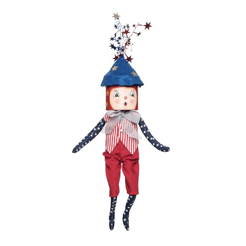 GALLERIE II Mr. Liberty Fireworks Folk Art Figurine