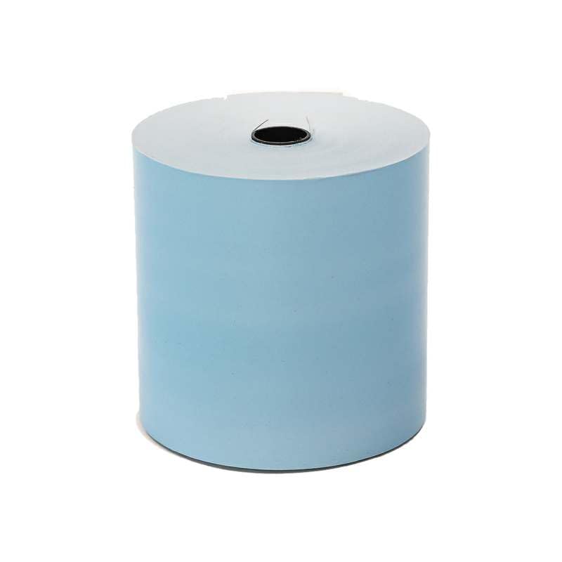 6" Blue PolyCoated Waterbourne Masking Paper 600' - 1/Roll