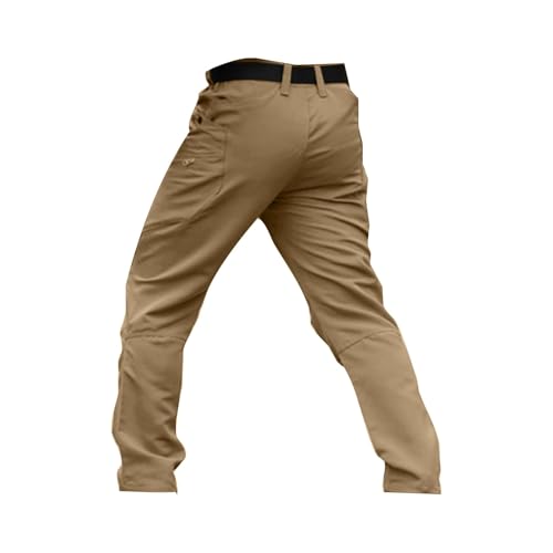OIOLOYJM Military Cargo Pants for Men Hiking Relaxed Fit Work Waterproof Stretch Tactical Lightweight Outdoor Travel Pant