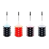 PFLMJHOWO Universal Refill Dye Ink Kit Compatible with All Model Printer Ink Cartridge CISS Ink for Ink Tank(4pcs)