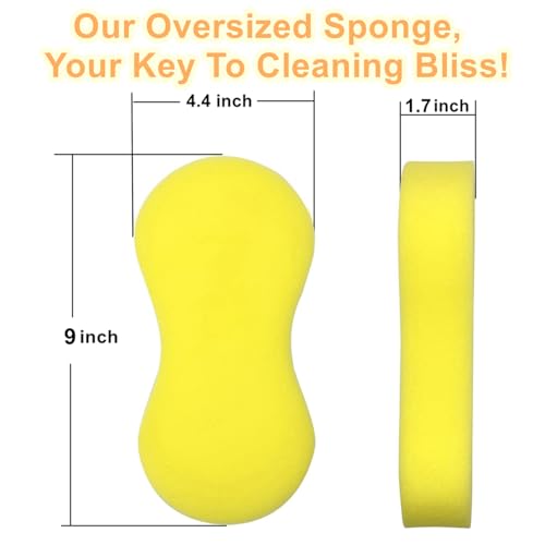 6-Pack Colorful Extra Thick Sponges