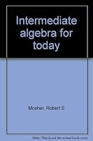Intermediate Algebra For Today 0060446285 Book Cover