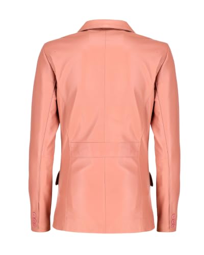 Image of Jild Classic Style Leather Blazer Women - Casual Coat Leather Jacket Women