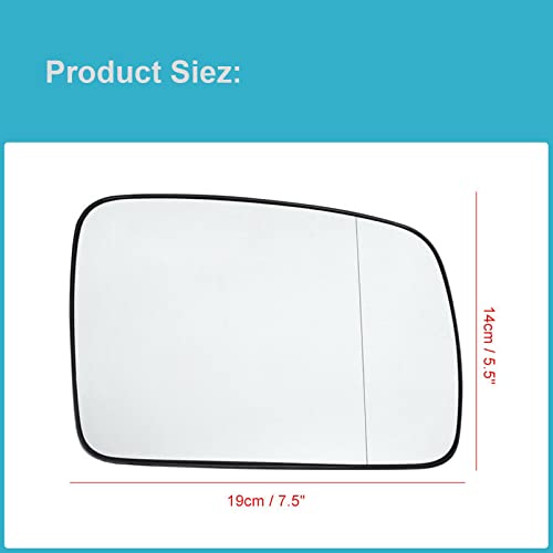 Ensun LR017067 Exterior Rear-View Door Mirror Glass - Heated - Convex - Right Passenger Side - replacement for Land Rover LR2 LR3 RR Sport - Image 6