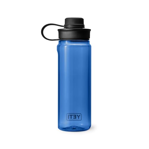 Image of YETI Yonder Water Bottle with Yonder Tether Cap, Lightweight, Leakproof and BPA-Free