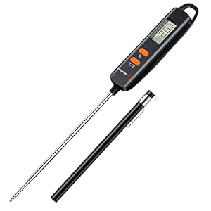 ThermoPro TP516 Digital Meat Thermometer with Probe Tip Cover Instant Read Food Thermometer Cooking Thermometer Perfect…
