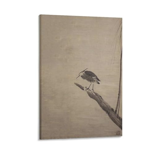 Dragon Cramoisi et Saule Setsushu Tōyō toile pour salon zen