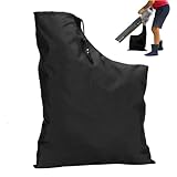 NIDONE Bolsa para soplador de Hojas, Bolsa Impermeable de Almacenamiento para soplador de Hojas con cordón, aspiradora con Cremallera para Accesorios de coleccionista de sopladores de jardín