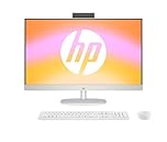 HP All-in-One Desktop-PC | 27" FHD Display | AMD Ryzen™ 5 7520U | 16 GB DDR5 RAM | 1 TB SSD | AMD Radeon™-Grafikeinheit | Windows 11 Home | Weiß