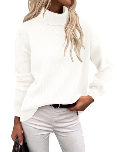 Zeagoo Women's Turtleneck Sweater 2025 Fall Winter...
