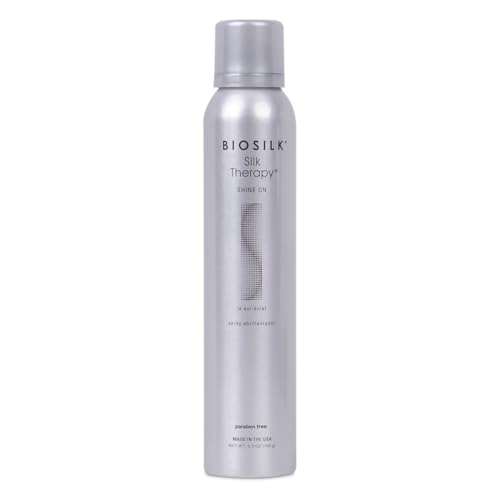 BioSilk Silk Therapy Shine On, Hairspray For Controlling Frizz & Providing Brilliant Shine, Sulfate,...