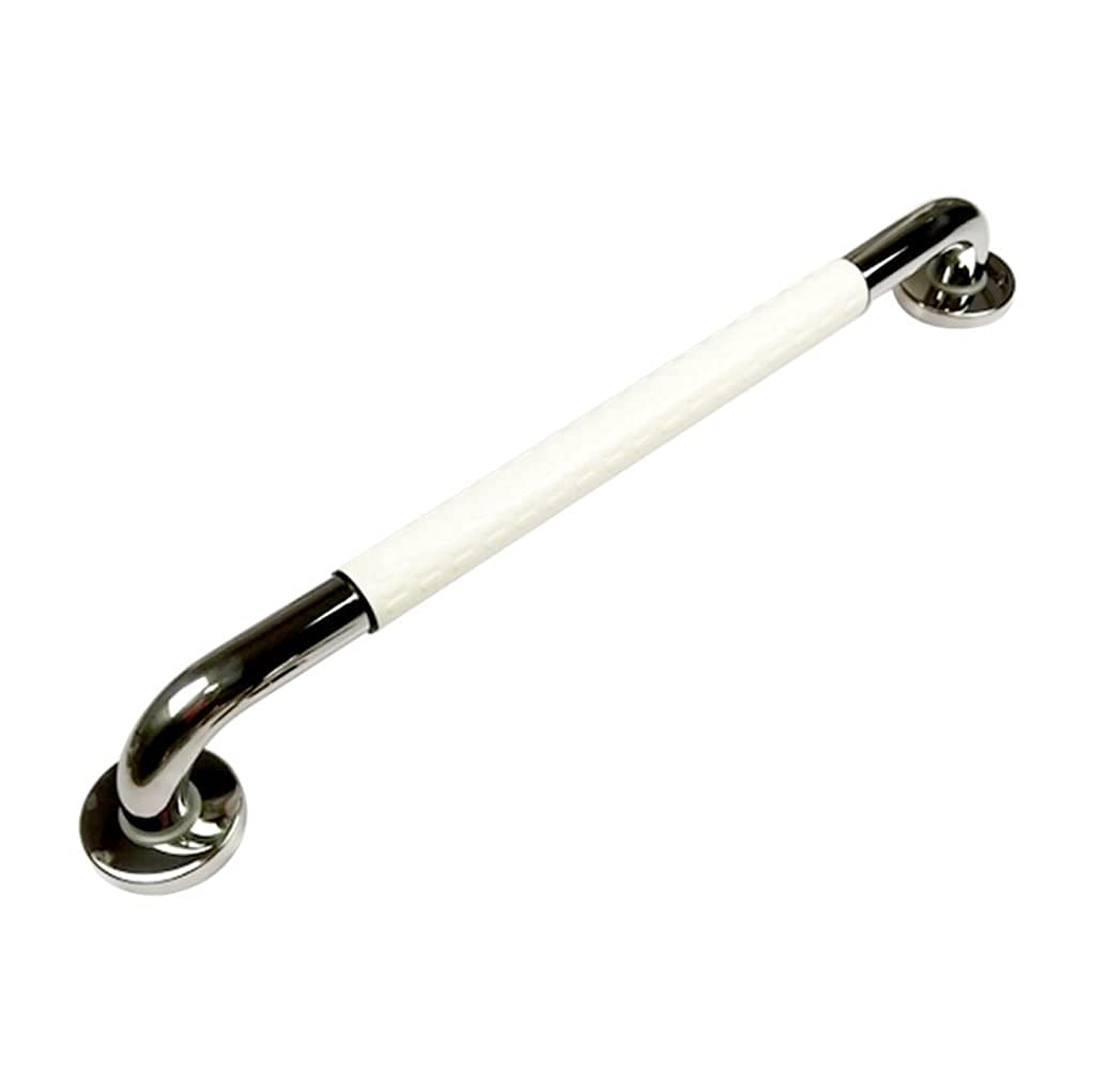 Tyuhduyur Safety Grab Bar Abs Plastic Stainless Steel Handrails Anti-Fall Flat-Shaped Bathroom Shower Handrails For The Elderly Non-Slip Handrails For Disabled Accessibility In Bathrooms/45Cm