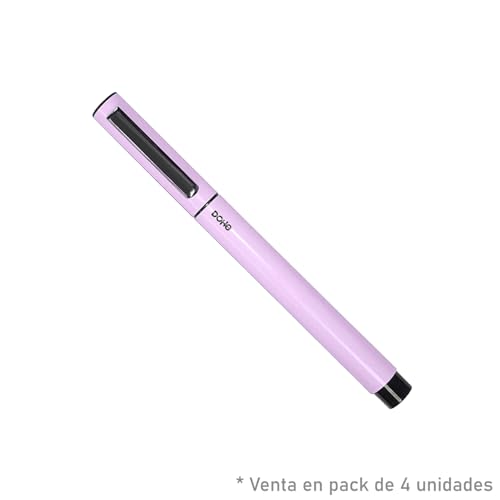 Pack 4 bolígrafos ELIPSE tinta gel azul punta fina 0.5 mm miniatura 2