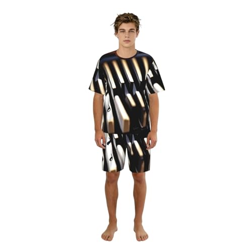 Pyjama homme piano pour week-ends paresseux et moments de détente nocturne chic