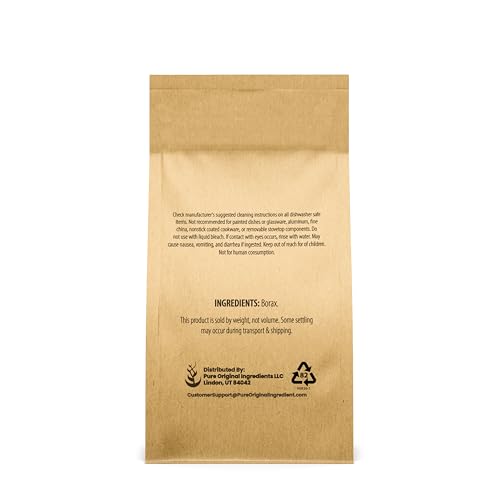 Image of PURE ORIGINAL INGREDIENTS, Borax, 2 Lb | For cleaning, laundry stain removal, and DIY crafts