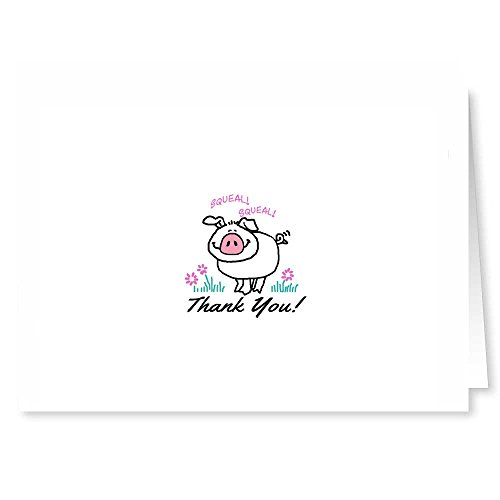 Cute Pig Thank You m[gJ[h - uN A\[g TL[m[g - Zbg 킢 m[gJ[h (})