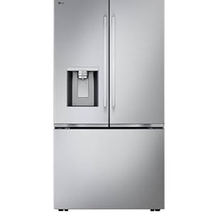 LG LF24Z6530S 24 Cu. Ft. Stainless 3-Door French Door Zero Clearance Counter-Depth Refrigerator