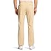 IZOD Men's Saltwater Stretch Flat-Front Chino Pants, Pale Khaki Strt, 34W x 30L