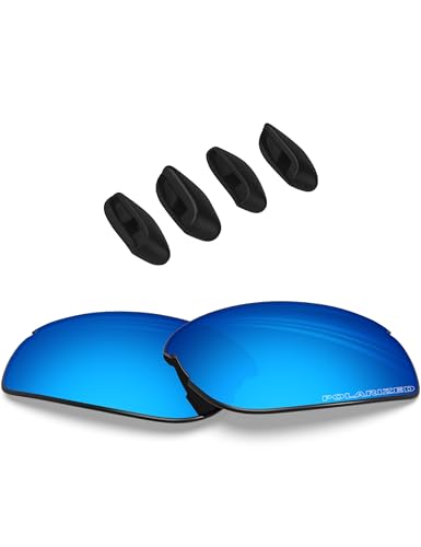 Image of BLAZERBUCK Replacement Lenses & Nose Pads Piece for Oakley RPM Squared OO9257 /RPM Edge OO9250 Sunglass