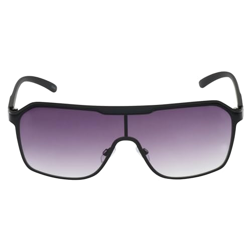 Image of Rocawear mens R1556 Metal Shield Uv400 Protective Rectangular Sunglasses. Gifts for Men With Flair, 143 Mm Rectangular Sunglasses
