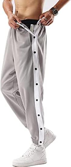 Pantaloni della Tuta da Uomo Pantaloni della Tuta con Bottoni