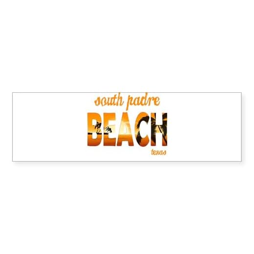 Texas South Padre Island Bumper Stickers Pack