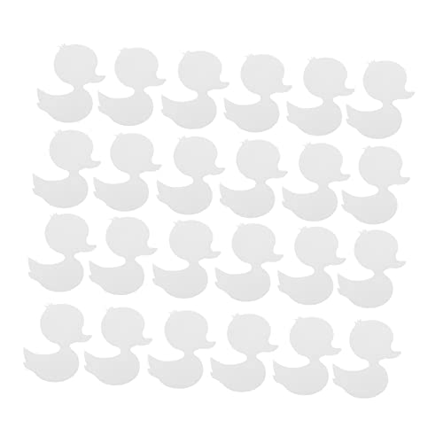 SOLUSTRE 1Set Non Skid Bathtub Stickers Cute Cartoon Duck Slip Bathroom Decals for Showers Tubs and Pools Easy to Apply Peva Material for Safety and Grip