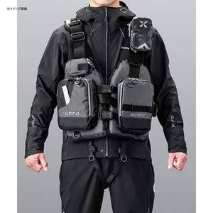 シマノ(SHIMANO) XEFO・トリッパー ゲームベスト VF-278R ブラックDカモ F 5枚目