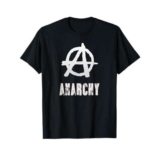アナーキーサイン、カオス、パンク、パンクロック、アナーキー Tシャツ