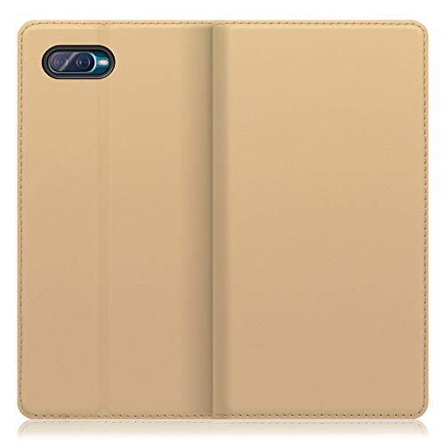 LOOF SKIN SLIM OPPO Reno A/Reno A 128G renoa renoa128g �p �P�[�X �J�o�[ �蒠�^ �X�}�z �P�[�X �J�[�h���[ �}�O�l�b�g�t�� �x���g�Ȃ� [�S�[���h]