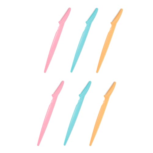 6 PCS Beauty Eyebrow Trimmer Stainless Steel Beauty Tools for Women Men