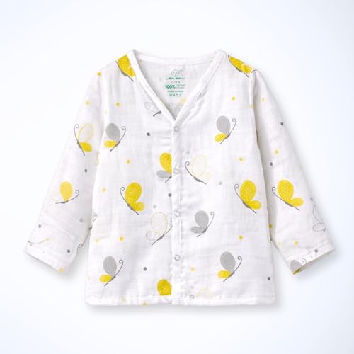 Image of The Boo Boo Club Kids 100% Cotton Muslin Printed V Neck Long Sleeve TopBottom Set | Night Suit for Baby Girl and Boy